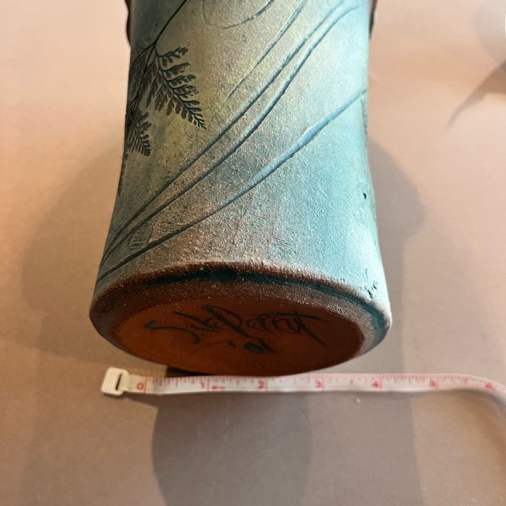 Steve dePerrot Handmade Kitchen Spoon Jar or Vase - Lititz, PA - Signed - Picture 6 of 7